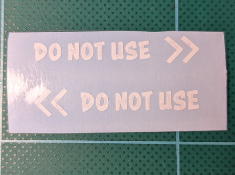 Do not use Sticker